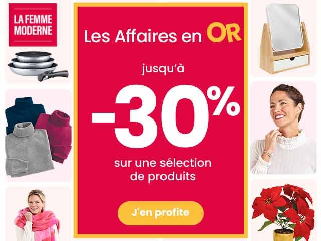 -30% sur une sélection chez La Femme Moderne
